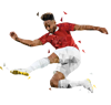 Football Aubameyang cut out